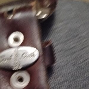 Coach Brown Leather Bracelet